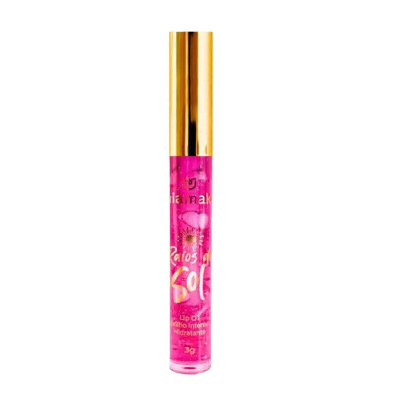 Lip Oil Brilho Intenso Hidratante Raios de Sol Mia Make