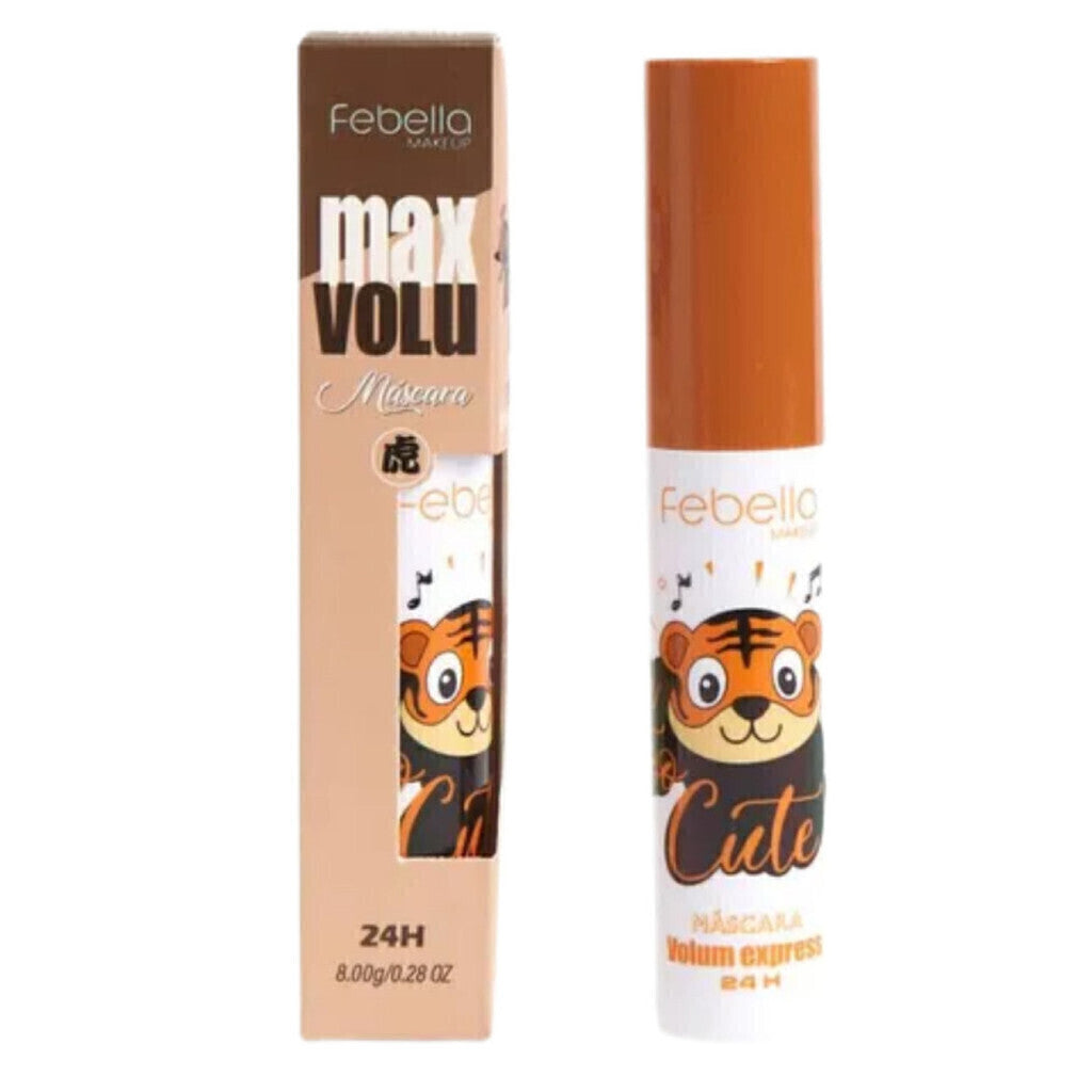 Mascara De Cilios Marrom Max Volume Express Vivai