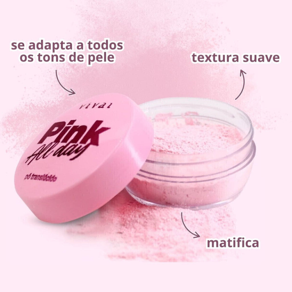 Pó Translucido Pink All Day 1011 Vivai Rosa