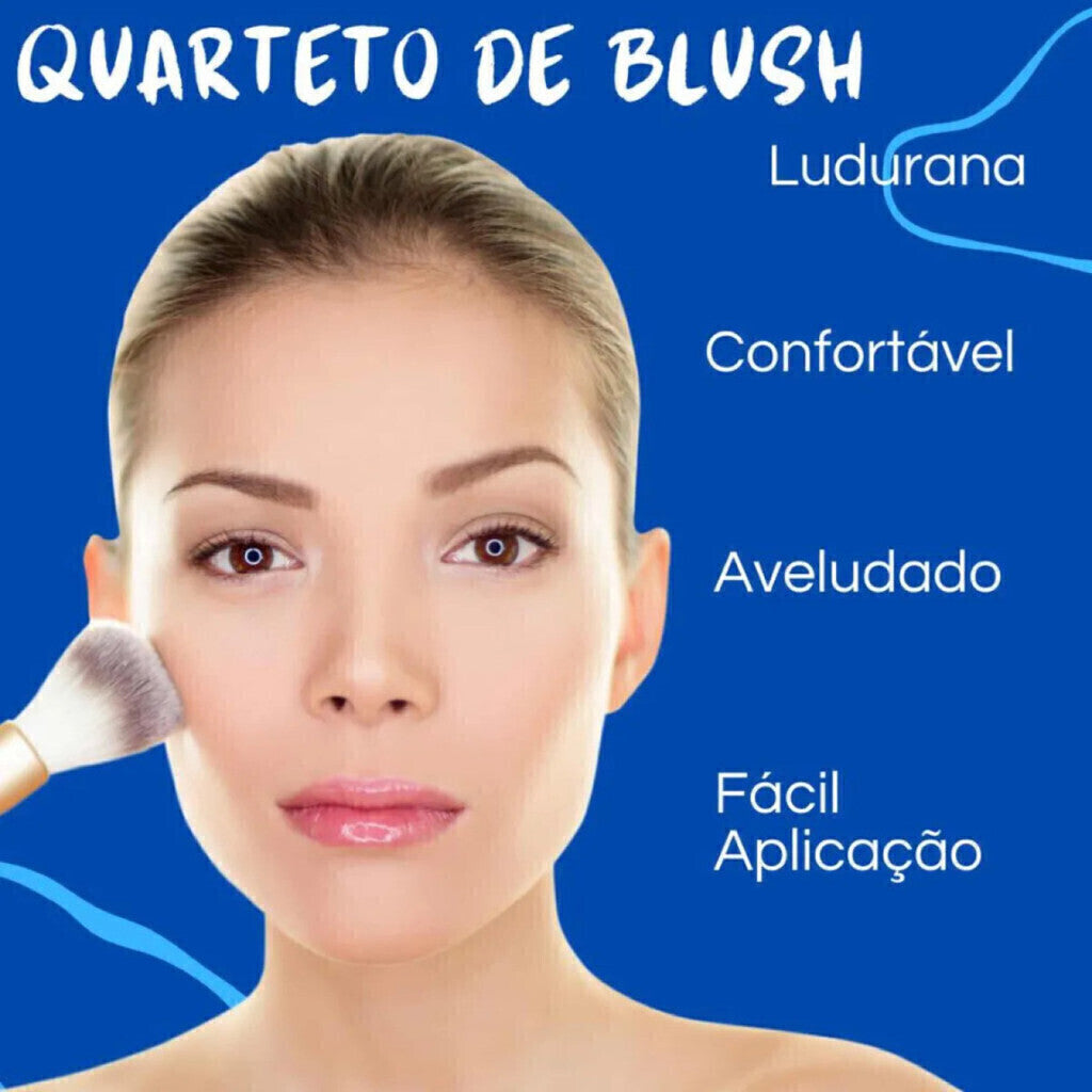 Quarteto De Blush- Tons Rosados - Ludurana