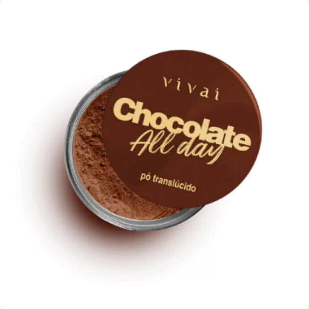 Pó Facial Chocolate All Day Vivai Fixador Translucido