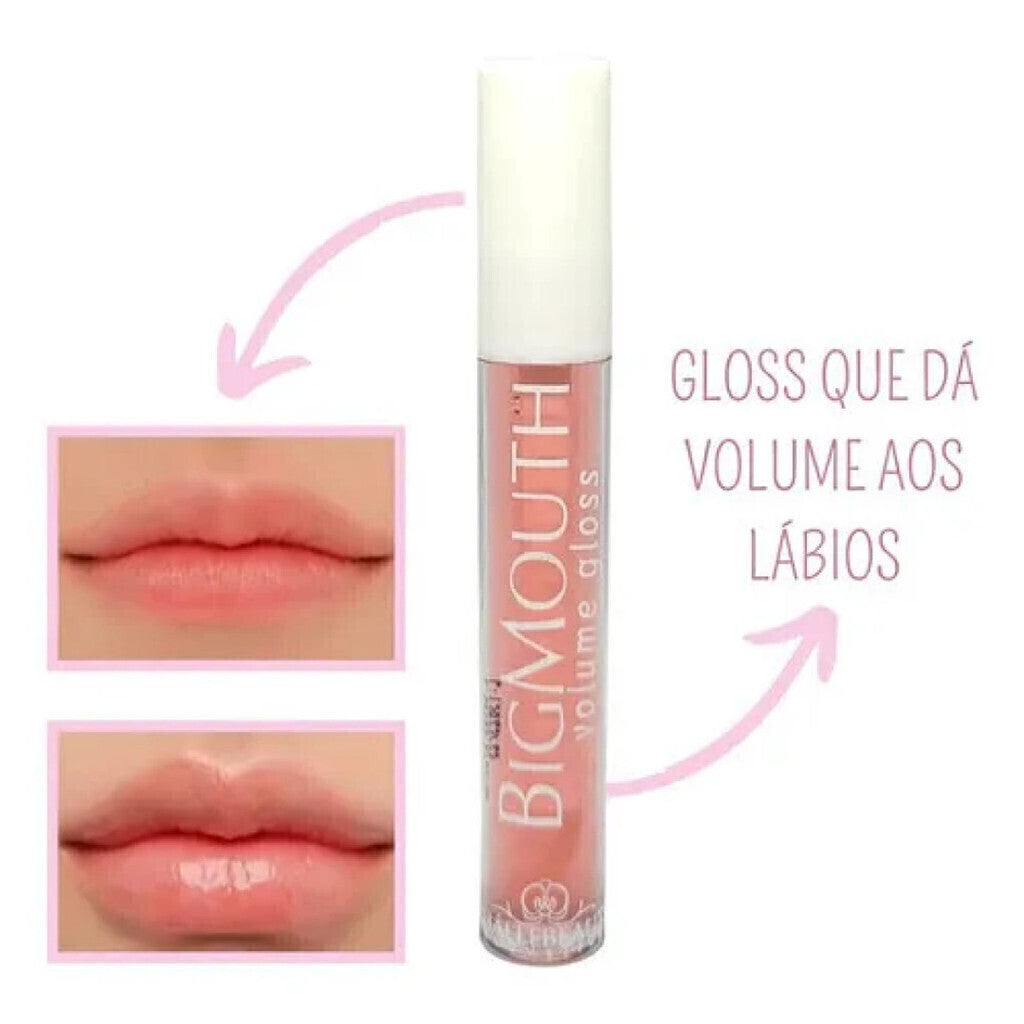 Gloss Labial Phállebeauty Big Mouth Rosa Incolor Hidratante