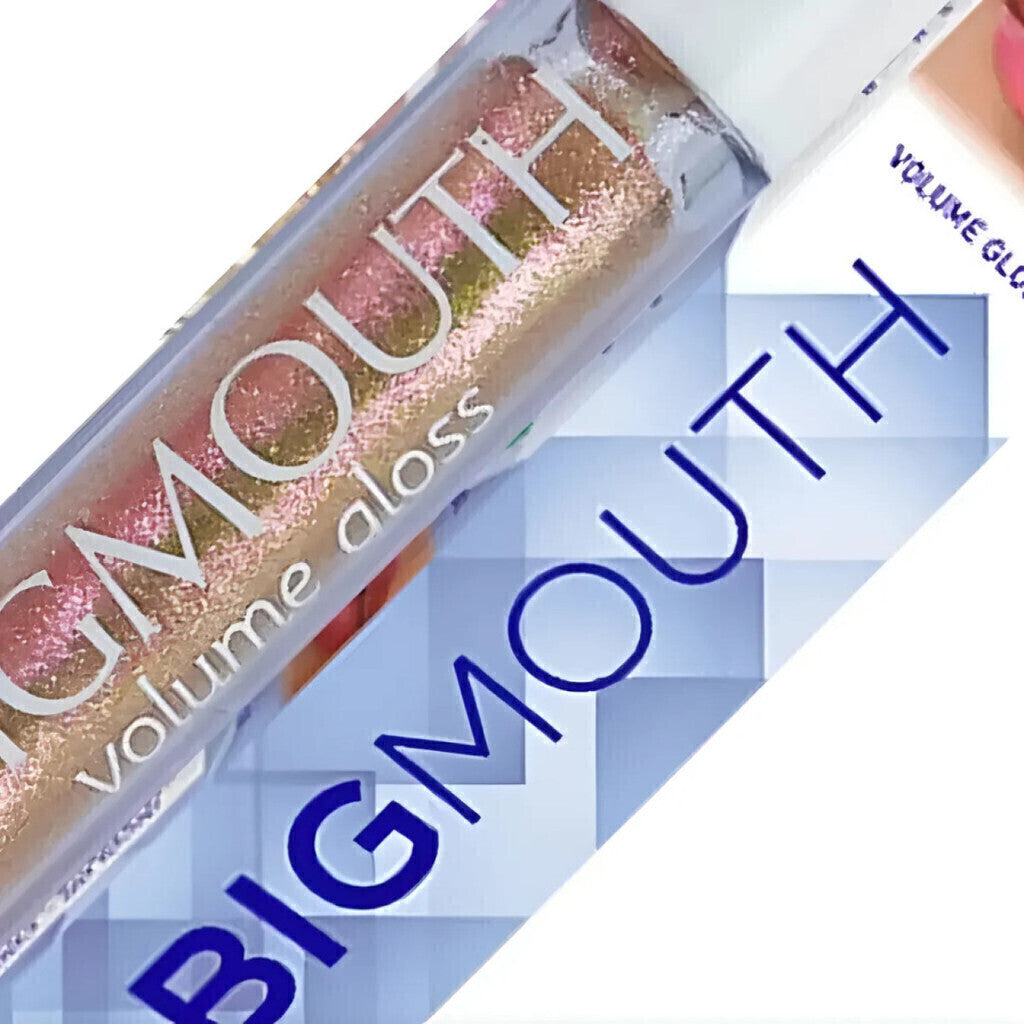 Gloss Aumenta Volume Labial Hidratante Big Mouth Gold 4Ml