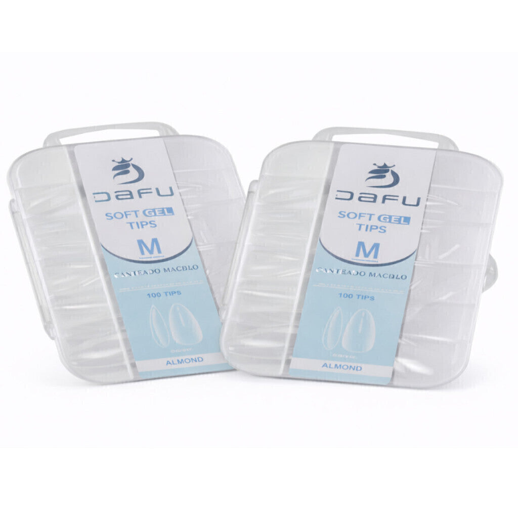 Unha Postiça Realista Solft Gel Almond Df-62 M Dafu