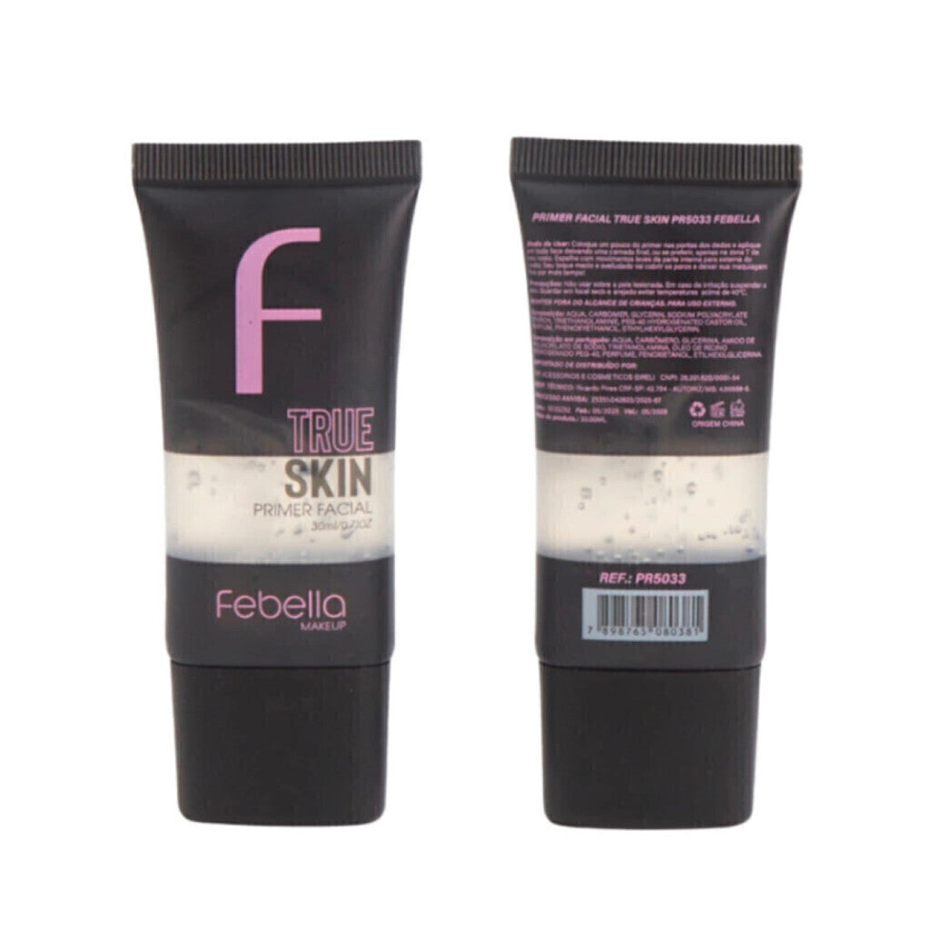 Primer Facial True Skin Febella 30Ml Suaviza Preenche Poros