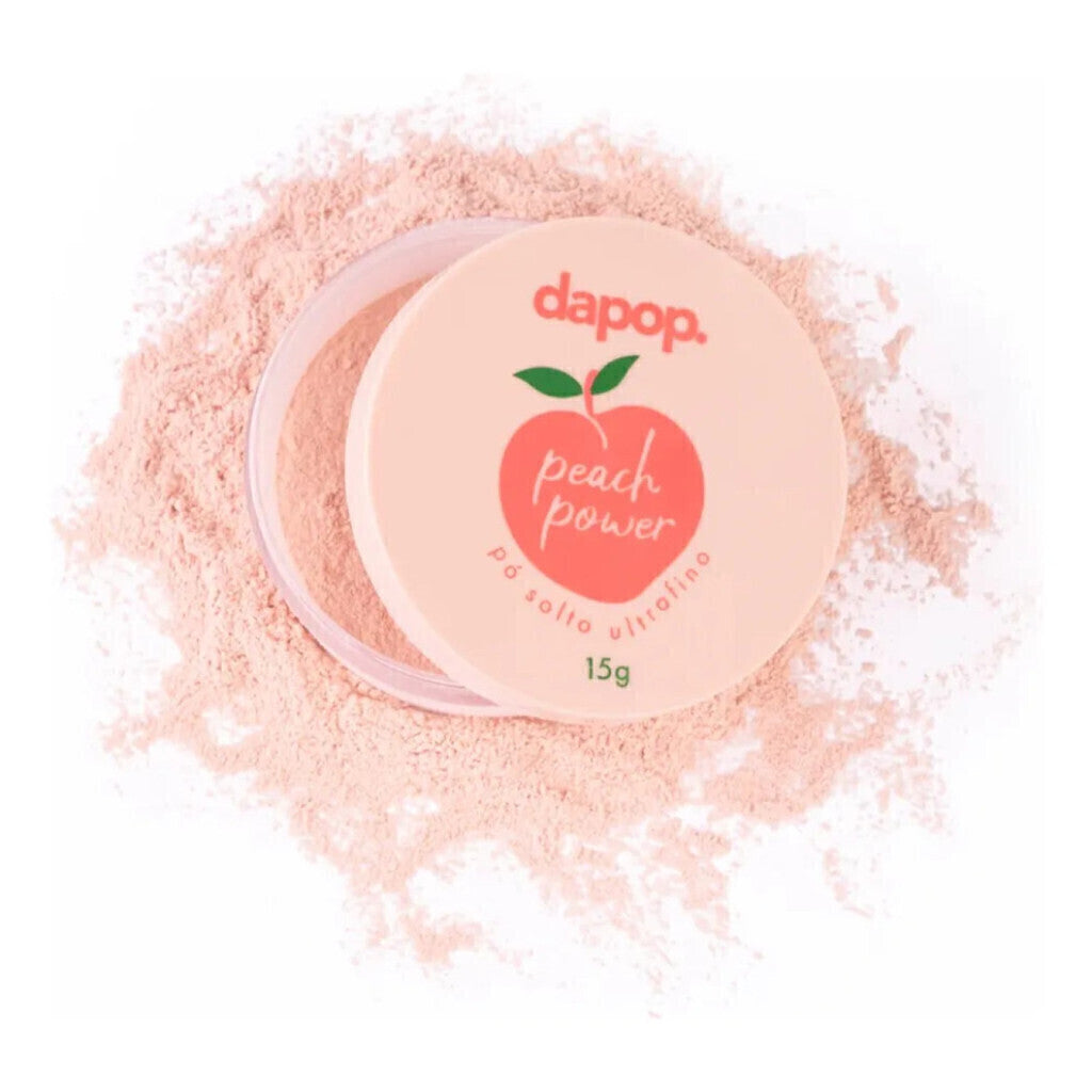 Pó Facial Solto Finalizador Cor Pêssego Dapop