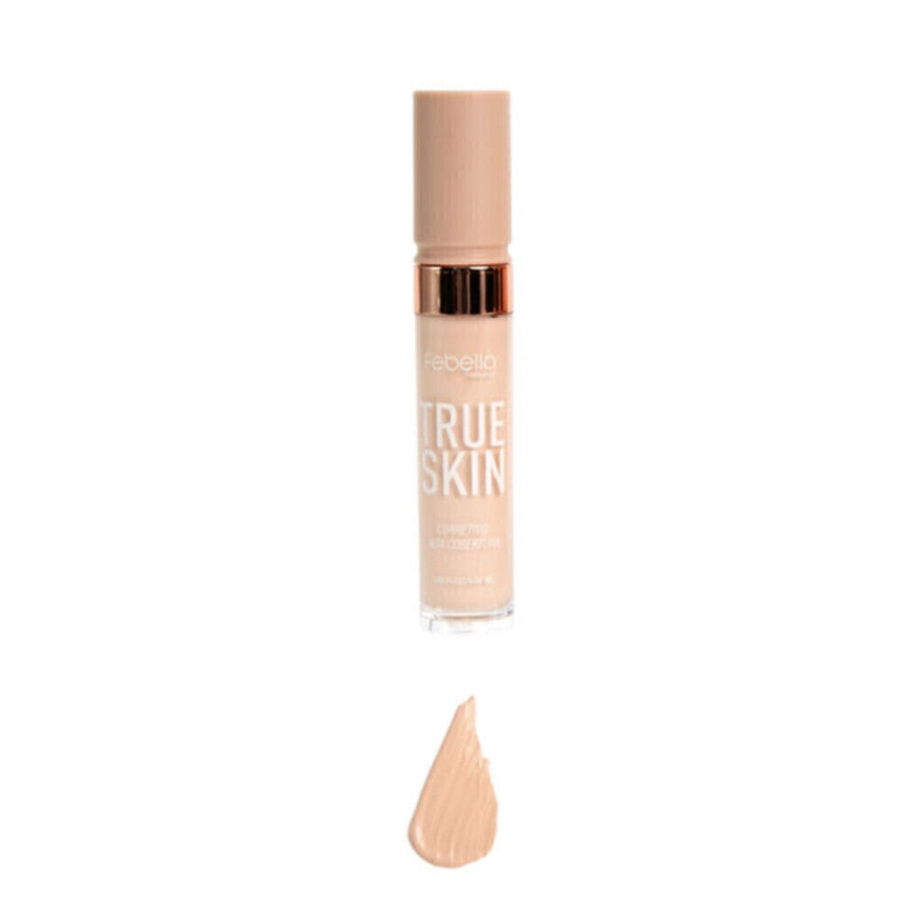 Corretivo Facial Liquido Febella True Skin - Cor: 01
