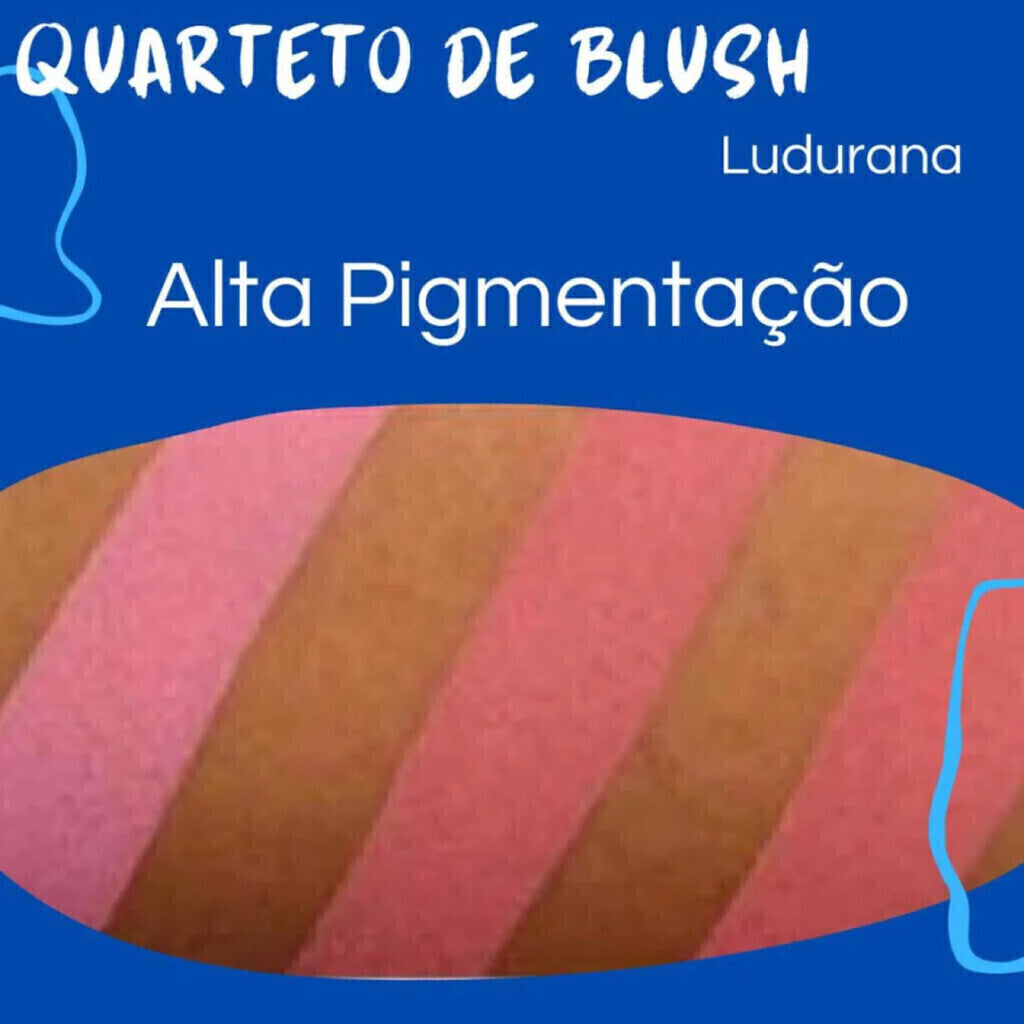 Quarteto De Blush- Tons Rosados - Ludurana