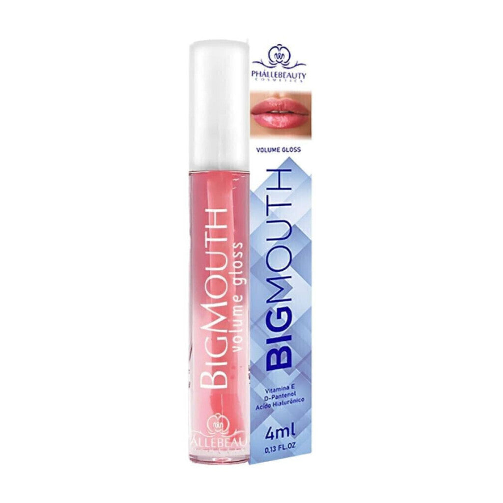 Gloss Labial Phállebeauty Big Mouth Rosa Incolor Hidratante