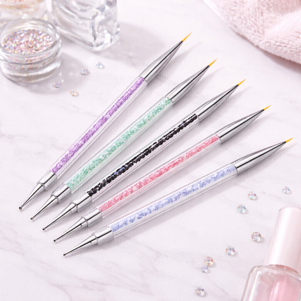 Kit Pincel Fino Com Boleador Real Love 5 Unidades