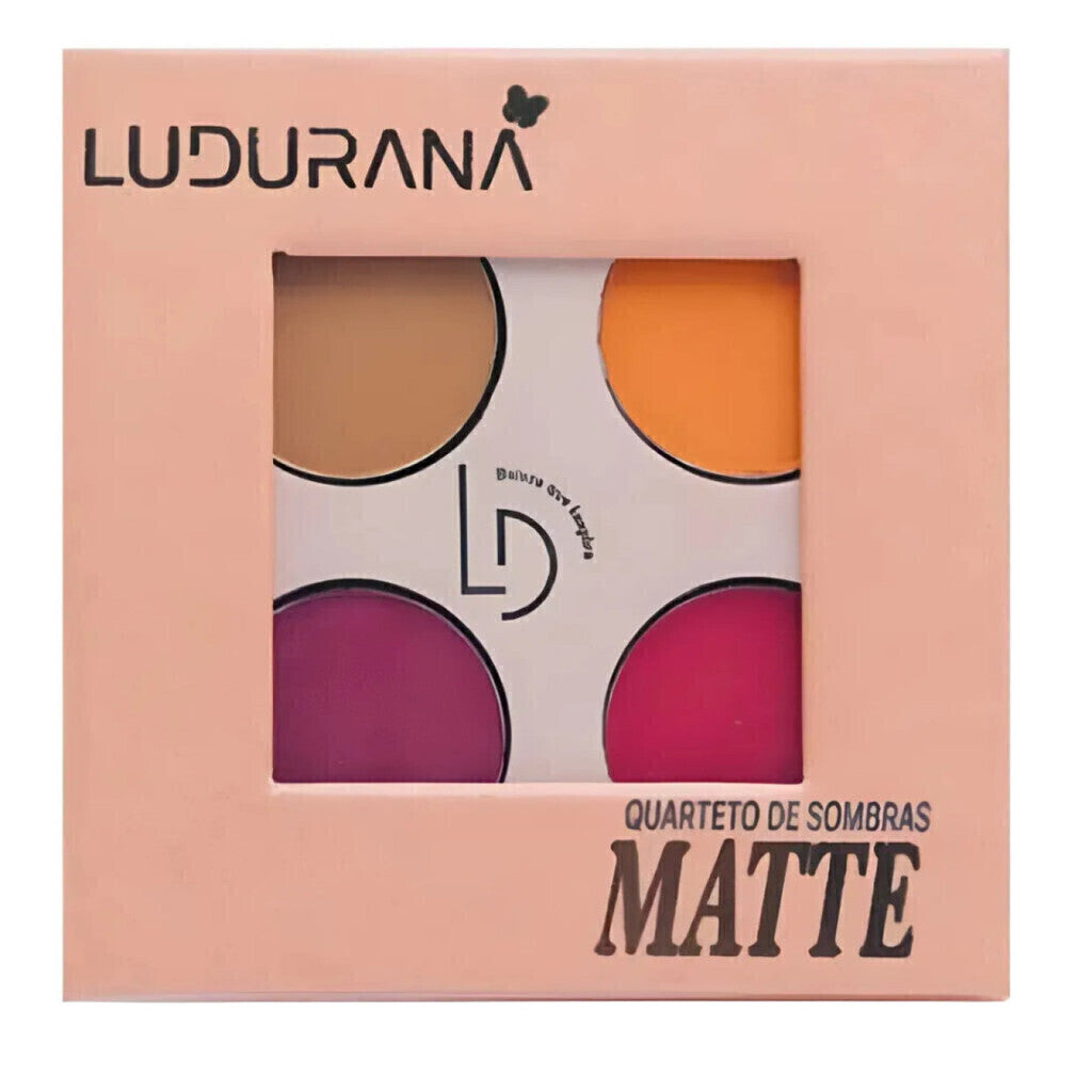 Quarteto De Sombra Ludurana Laranja Matte
