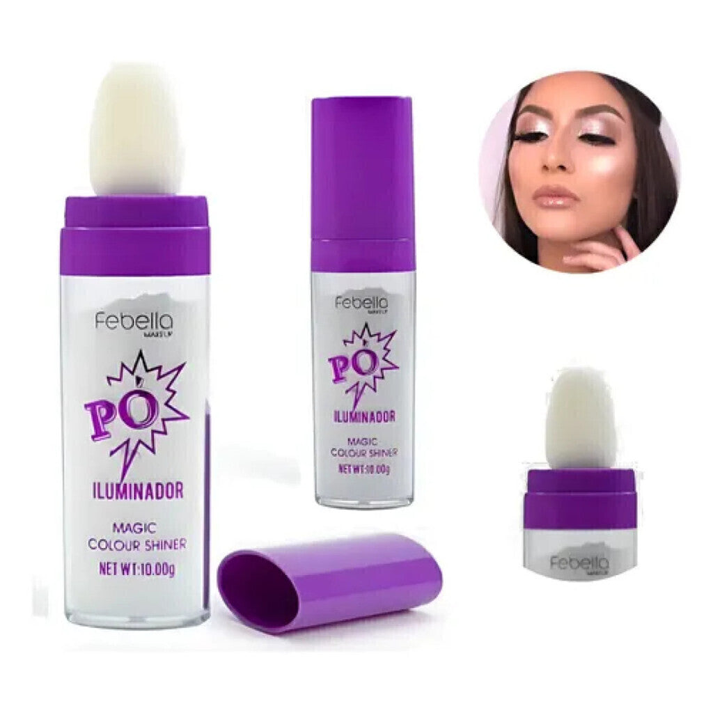 Iluminador Corporal Iluminador Facial Pó De Fada C/Aplicado