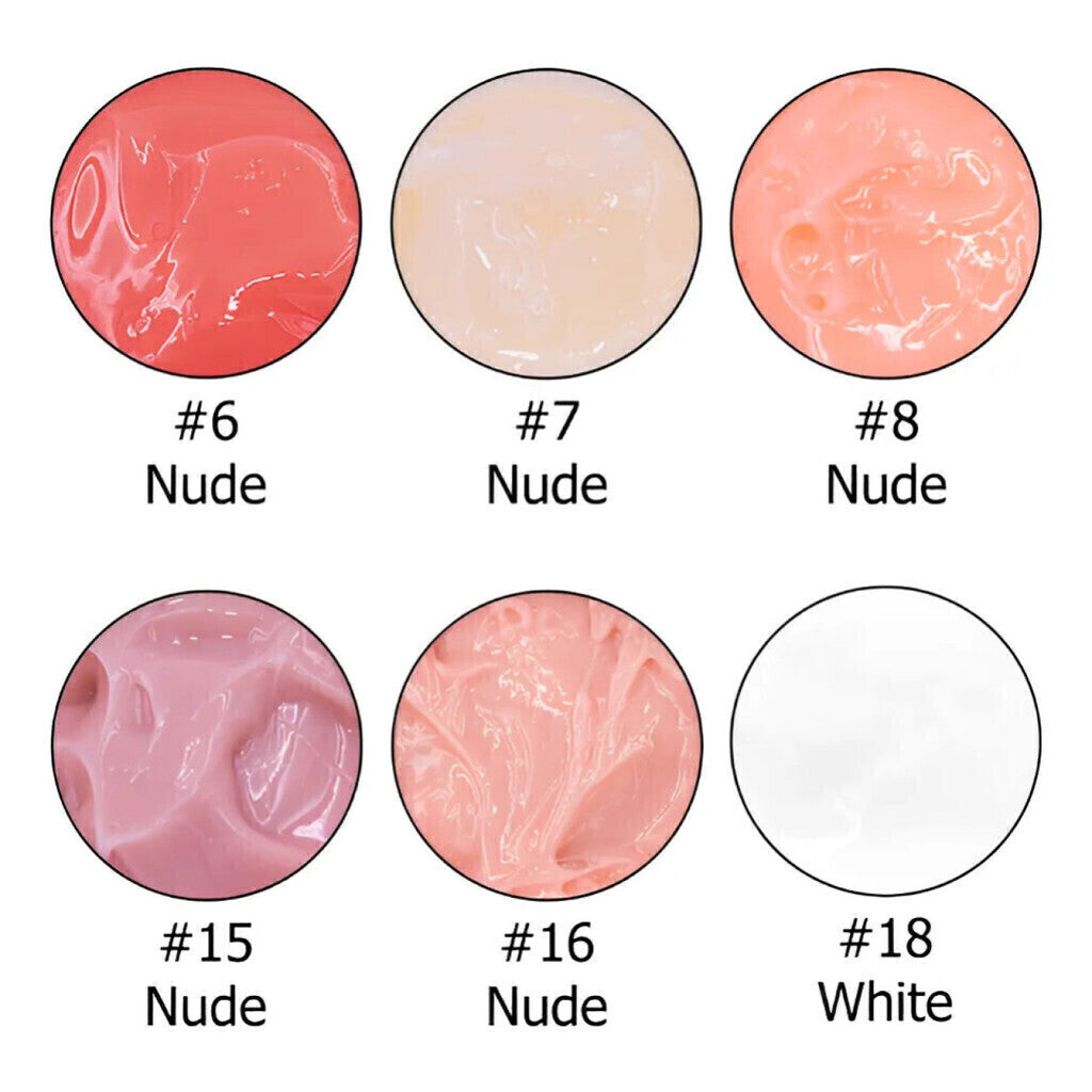 Gel Solido Para Alongamento Powder Gel 5 Nude Real Love 15G