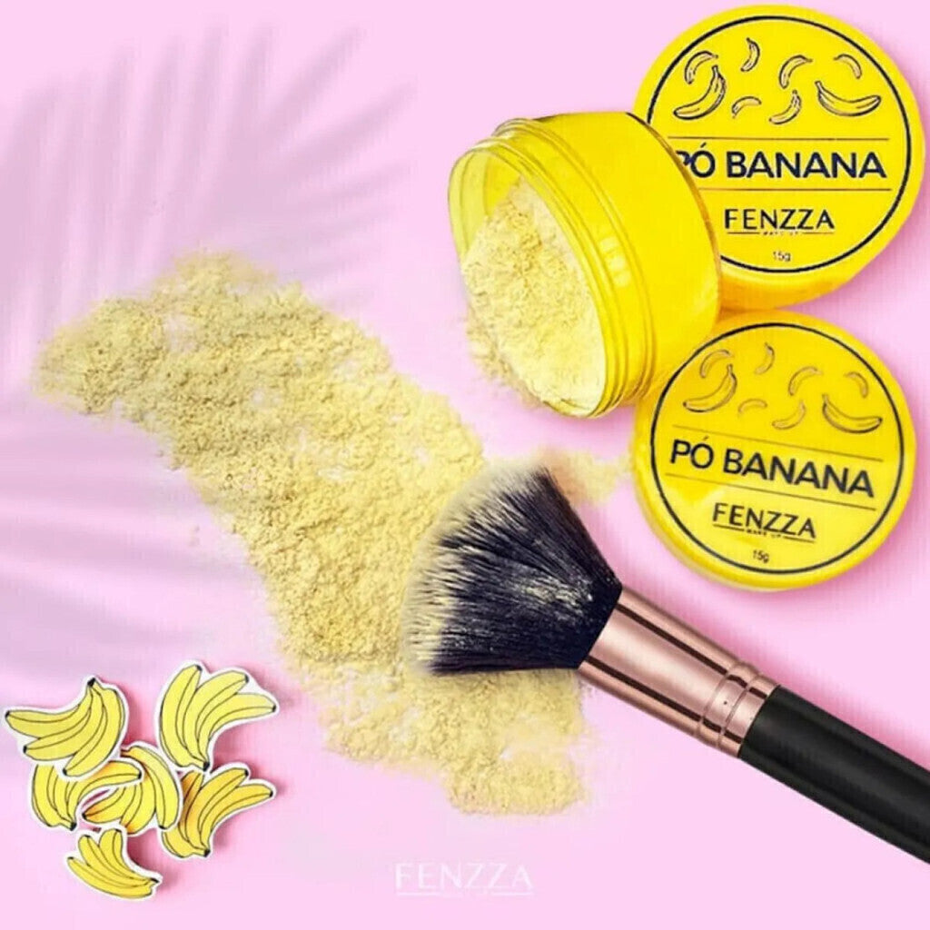 Pó Banana Solto Facial Fixador E Finalizador Fenzza