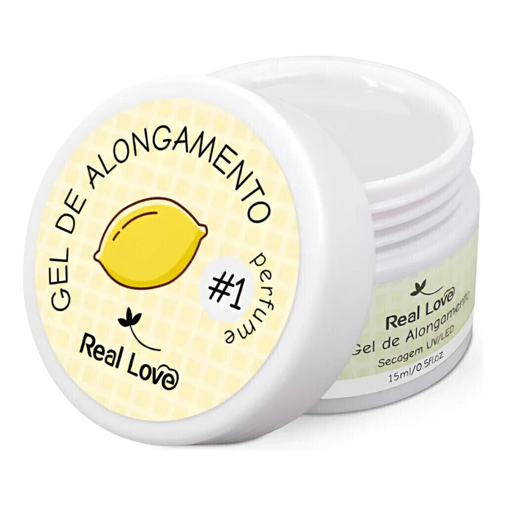 Gel De Alongamento 01 Limão - Linha Light Aromatizado 15Ml
