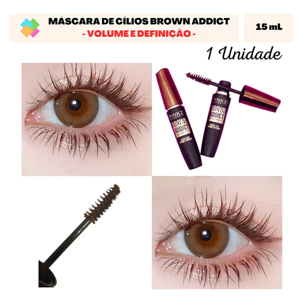 Máscara P/ Cílios Marrom Volume Natural E Definição Perf