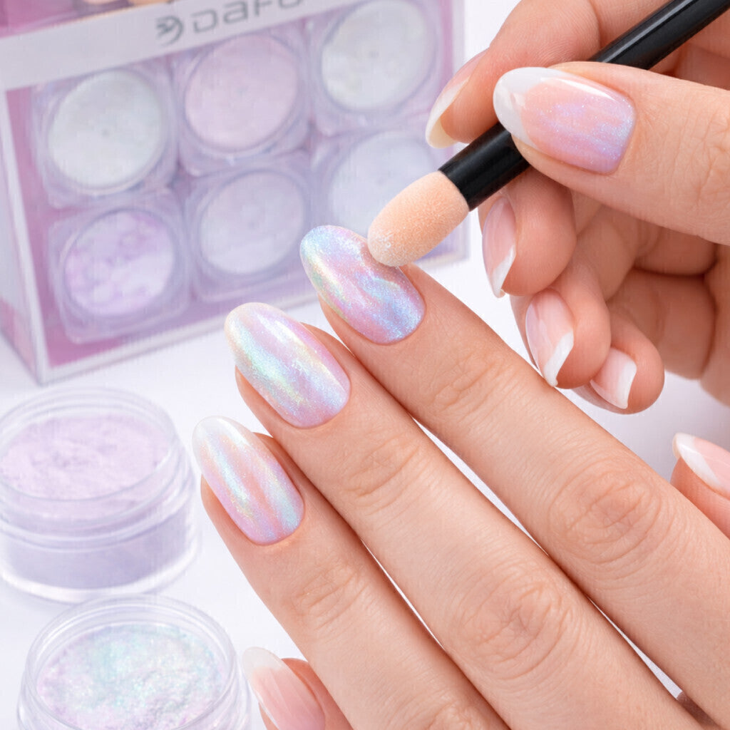 Kit Pó De Fada C/6 Unidade Dafu Nail Art