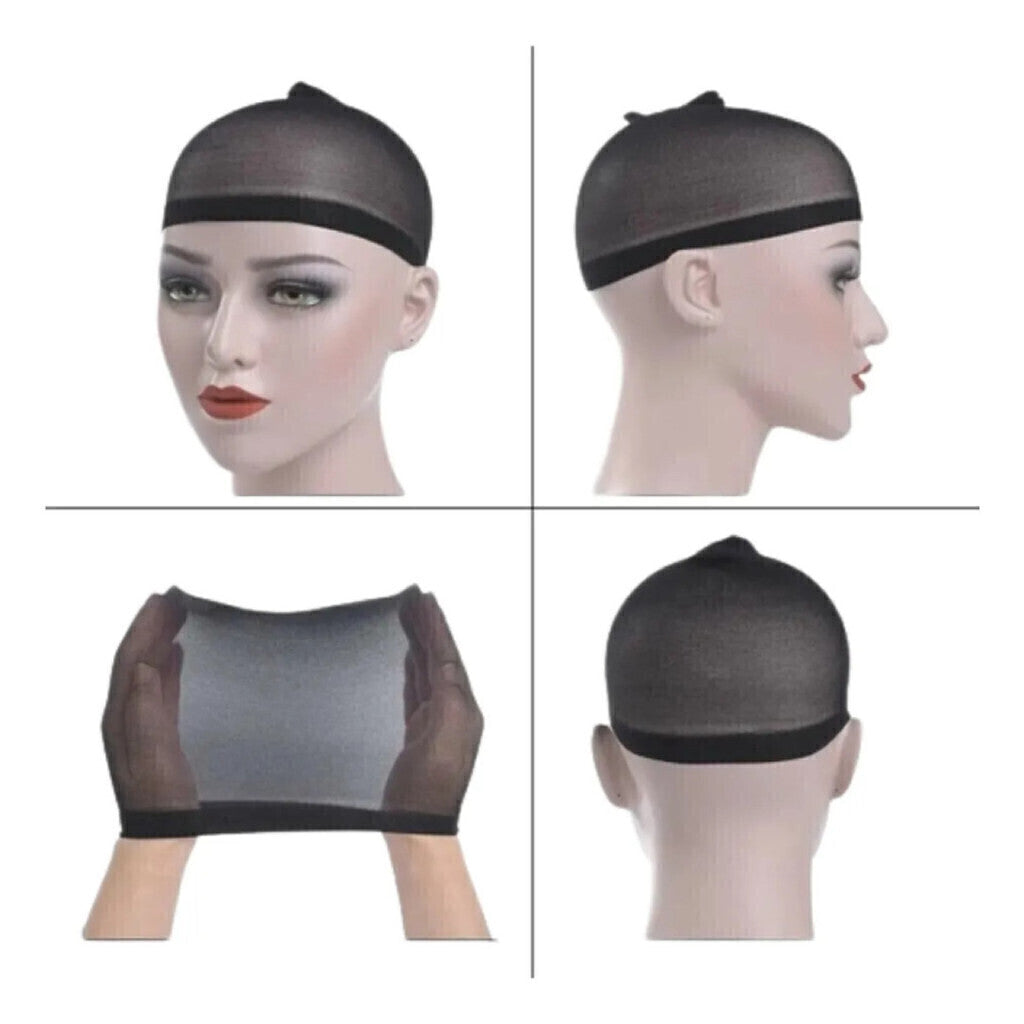 2 Touca Nero Cabelo Com Barra Dormir Alisa Cabelo Trança Wi