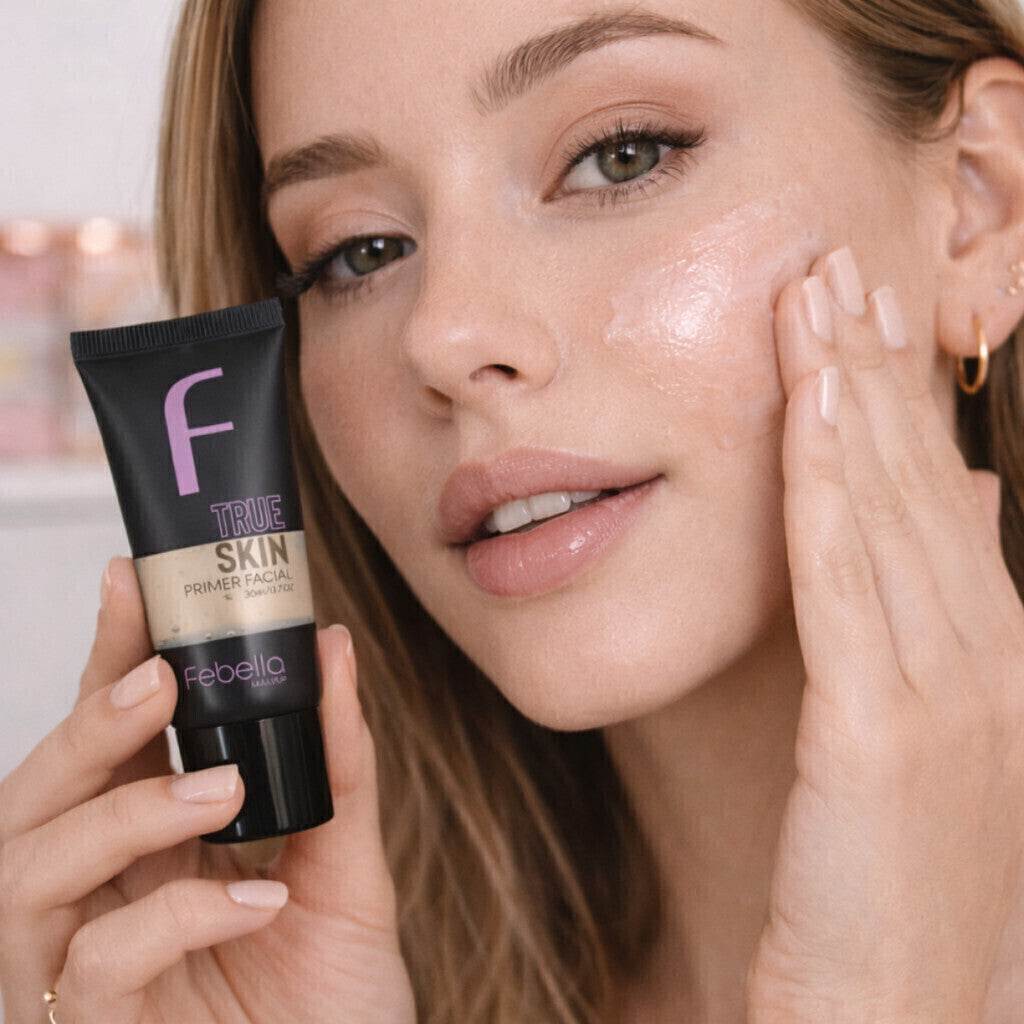 Primer Facial True Skin Febella 30Ml Suaviza Preenche Poros