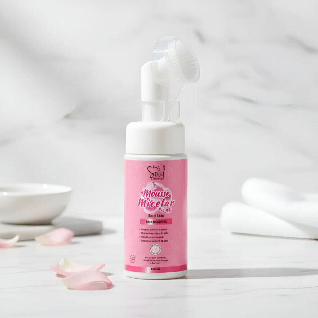 Mousse Micelar Oleosidade Espuma De Limpeza Facial 150Ml