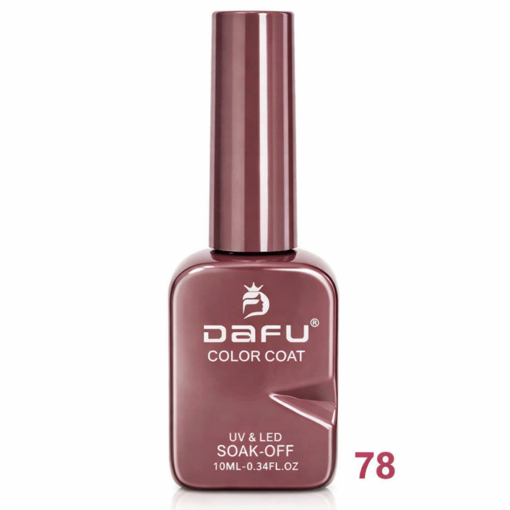Esmalte gel vinho rosado para unhas, embalagem 10ml, acabamento UV/LED, tonalidade 78.