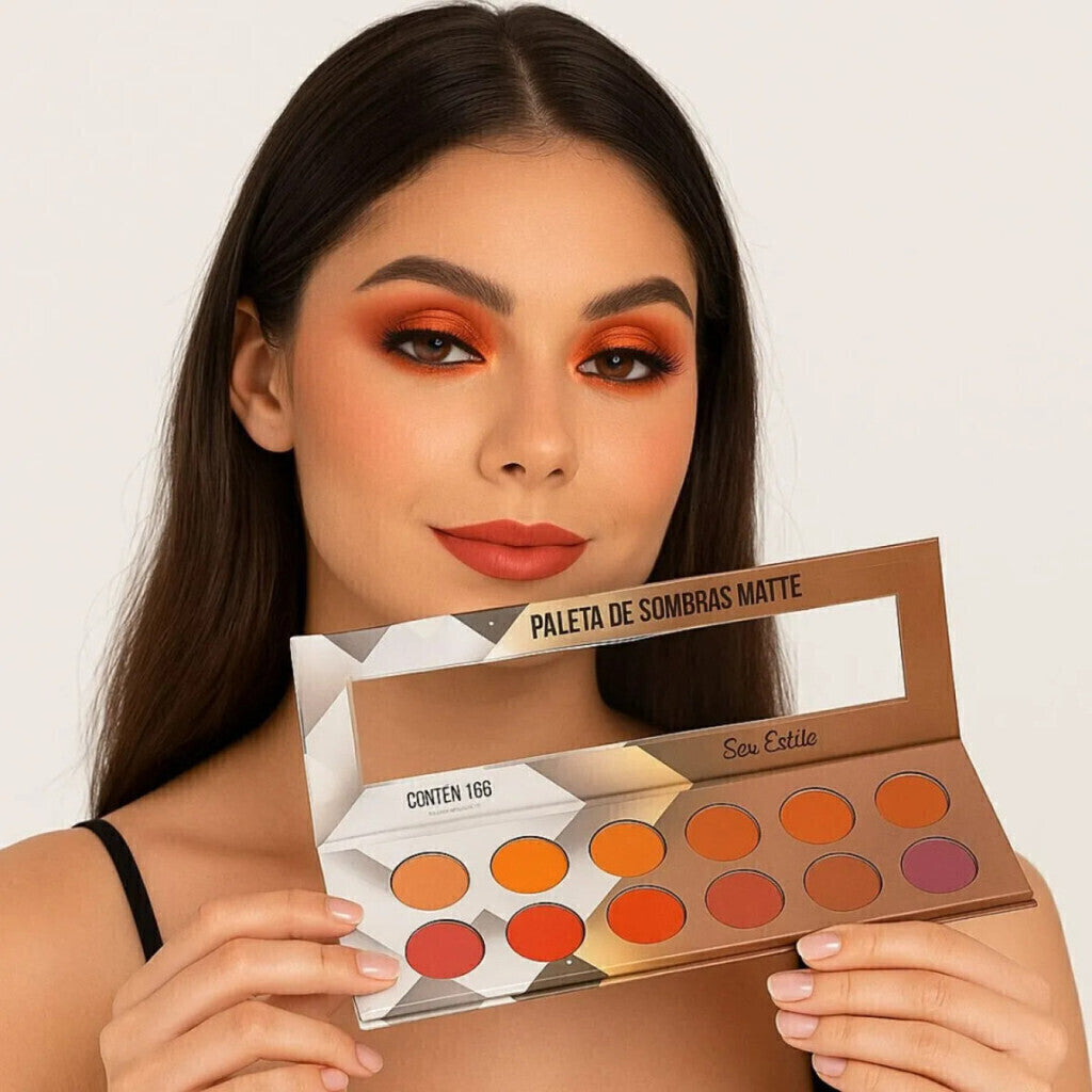 Paleta Sombras Matte Seu Estilo Ludurana Multicolor