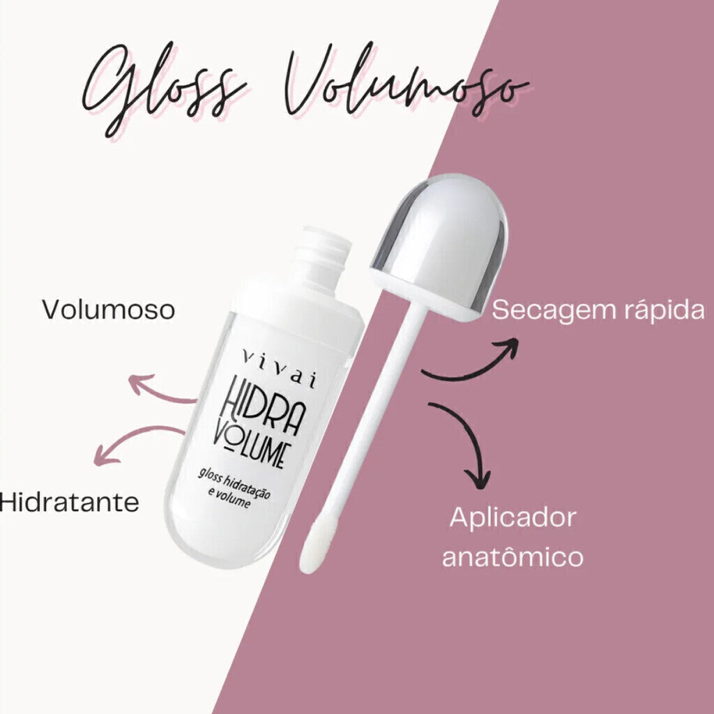 Lip Gloss Hidra Volume Vivai - Cor: 02
