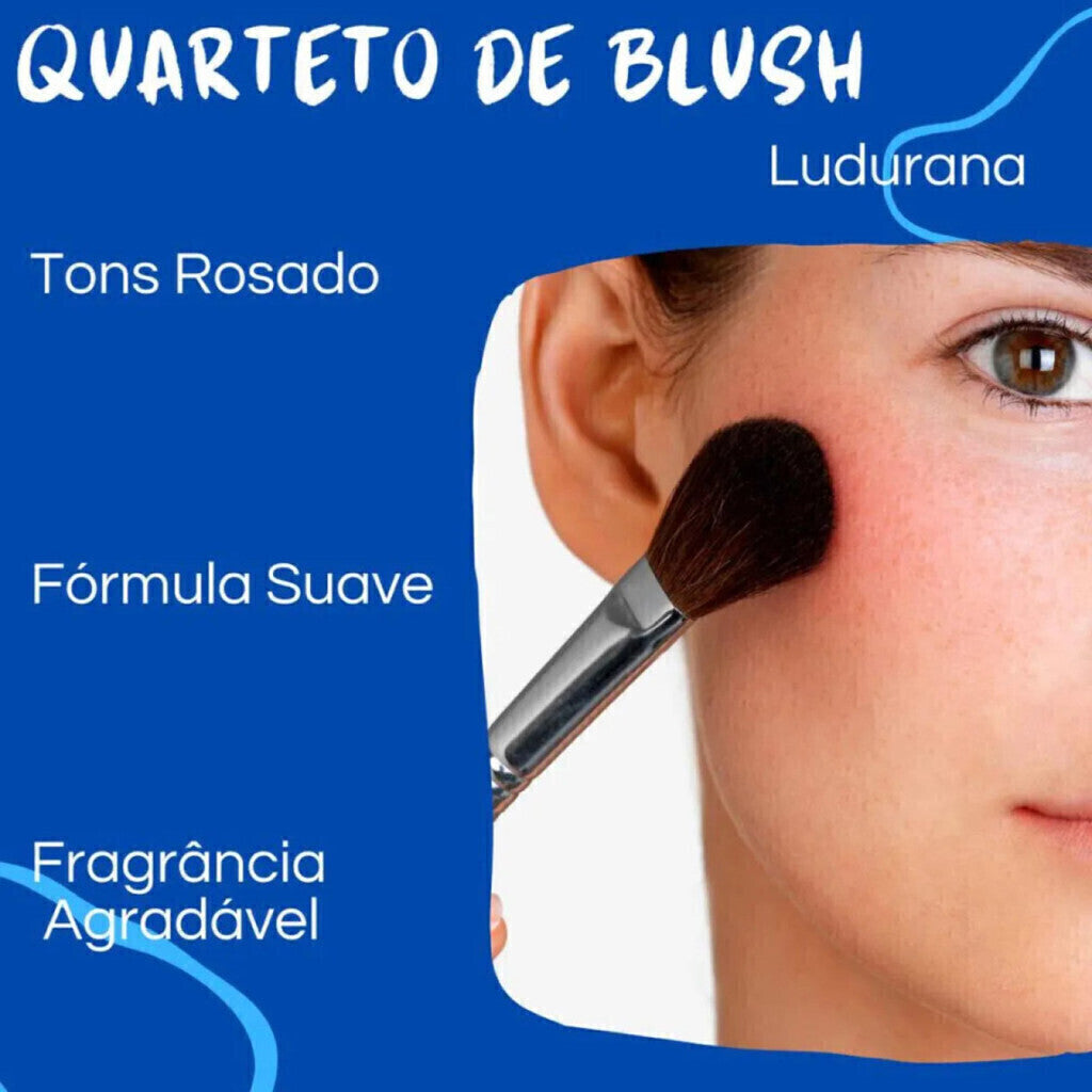 Quarteto De Blush- Tons Rosados - Ludurana
