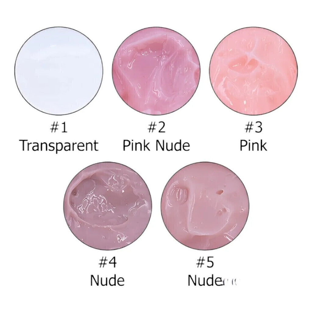 Gel Solido Para Alongamento Powder Gel 5 Nude Real Love 15G