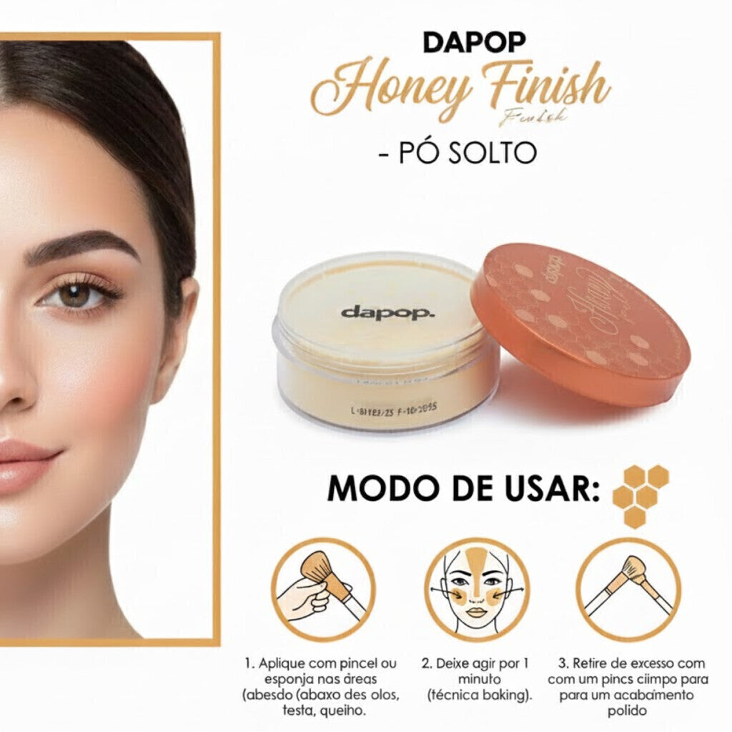 Pó Solto Finalizador Honey Finish Dapop 15G