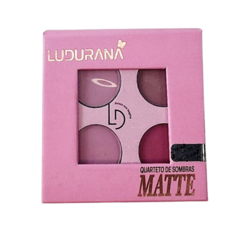 Quarteto De Sombra Ludurana Rosa Matte