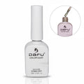 Esmalte em gel DaFu Color Coat para unhas, frasco branco com tampa, acabamento UV e LED.